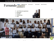 Tablet Screenshot of fernandobasto.com